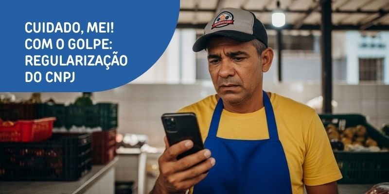 Golpe regularização CNPJ no MEI: alerta sobre mensagens falsas